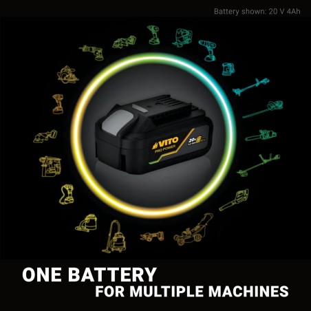 Perceuse sans fil 20V Sans Batterie Ni chargeur VITO