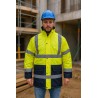 Veste jaune FLUO Taille L Parka avec Bande réfléchissante haute visibilité  100% polyester VITO