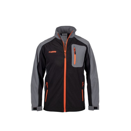 Veste polaire imperméable NOIRE Taille XL MIXTE 65 % polyester, 35% coton VITO