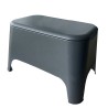 Table basse de jardin 59x 39x 36cm Anthracite Avec couvercle Extérieur / Intérieur TOOMAX
